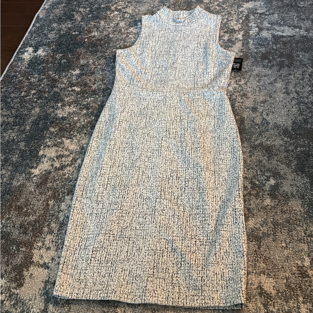 NWT Express Sleeveless Black and White Dress